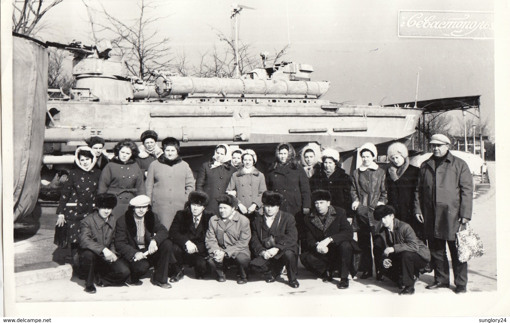 UKRAINE. #1612 A PHOTO. "SEVASTOPOL. WINTER. RESTING GROUP. SHIP.  *** - Proiettori Cinematografiche