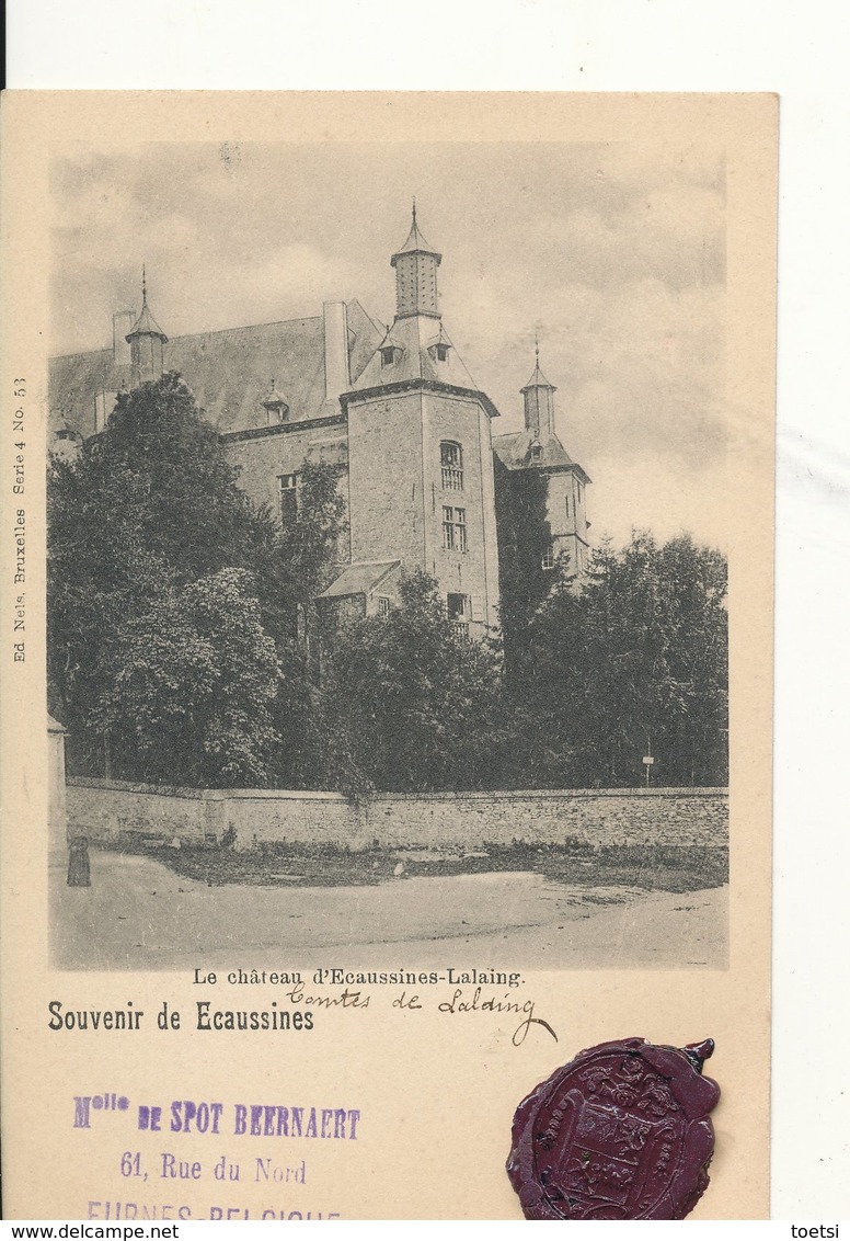 ECAUSSINES   CHATEAU KASTEEL - Ecaussinnes