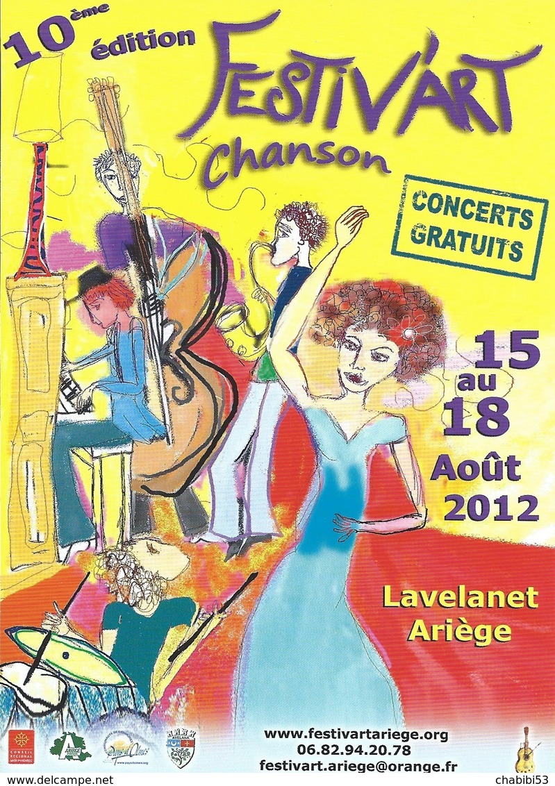 09 - 10ème édition FESTIV'ART Chanson 2012 - LAVELANET - Lavelanet