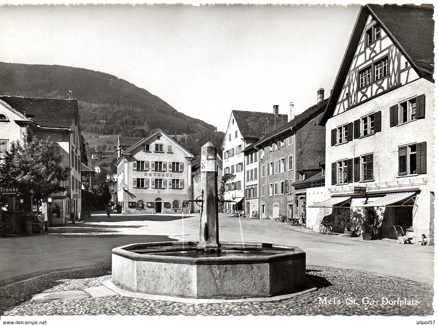 SUISSE - MELS - Dorfplatz - Format 10,5X15) - Mels