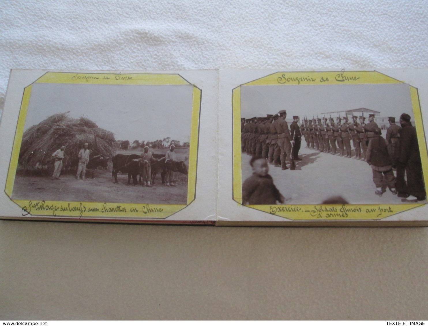CHINE – TOP Album de 52 photographies d’un militaire de l’arsenal de Tien-Tsin 1911-1913
