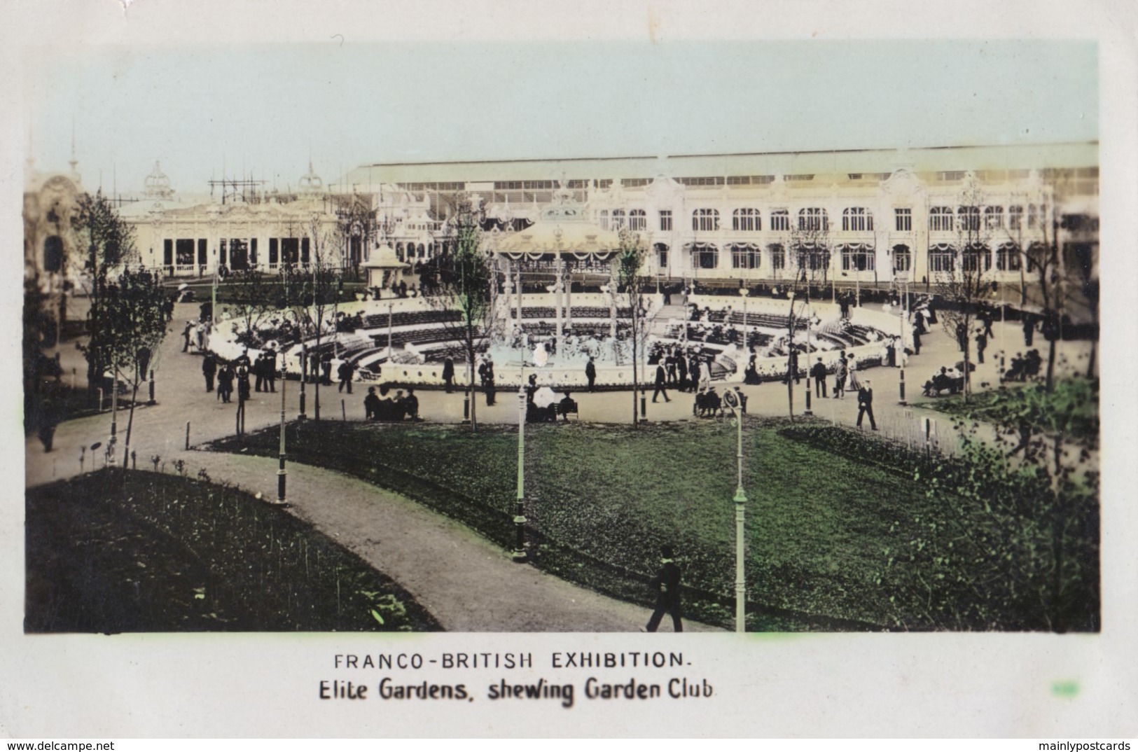 AP44 Franco British Exhibition, Elite Gardens, Shewing Garden Club - RPPC - Esposizioni