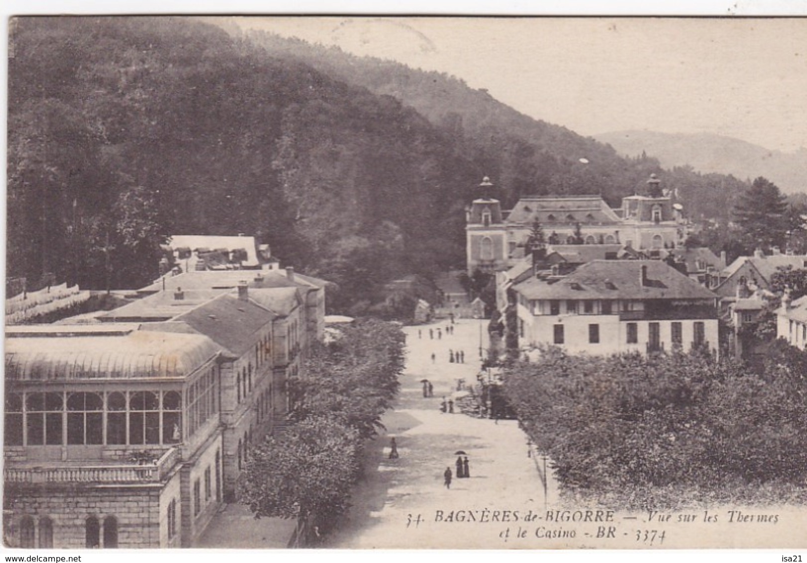 lot de 20 cartes postales anciennes CPA BAGNERES DE BIGORRE toutes scannées. Quelques cartes animées.