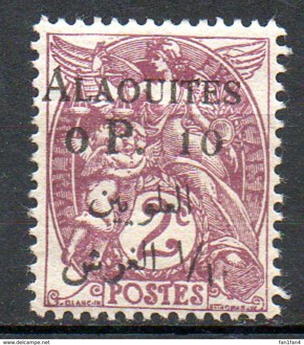 TERRITOIRE DES ALAOUITES (Mandat Français) - 1925 - N° 1 - 0 Pi. 10 S. 2 C. Brun-lilas - (Semeuse) - Ongebruikt