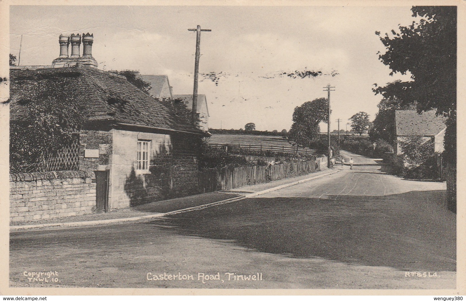 TINWELL  Casterton  Road     PLAN 1957 - Rutland