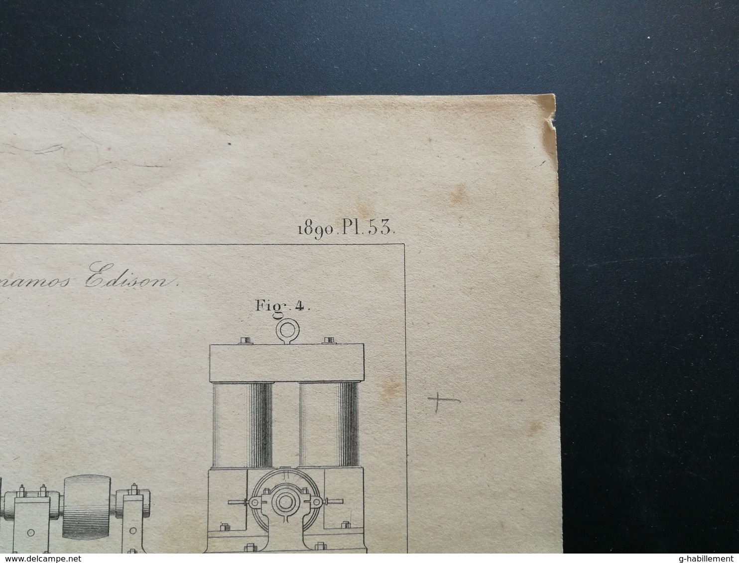 ANNALES PONTS Et CHAUSSEES (Dep 75) - Plan D'Usine Municipale D'électricité De Paris - Graveur Macquet 1890 (CLB88) - Arquitectura