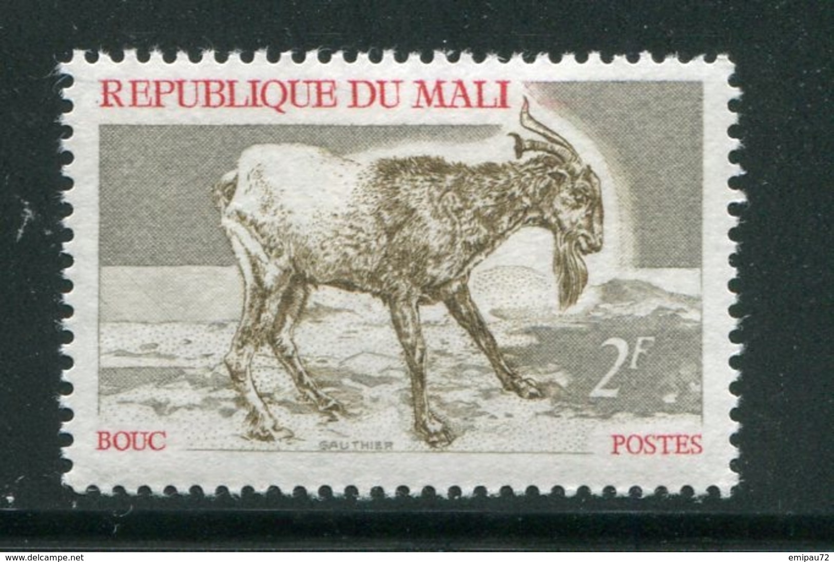 MALI- Y&T N°125- Neuf Sans Charnière ** (bouc) - Mali (1959-...)