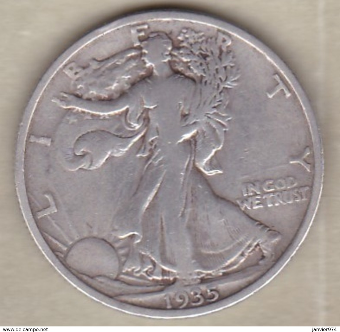 Etats-Unis. Half Dollar 1935. Walking Liberty. Argent - 1916-1947: Liberty Walking