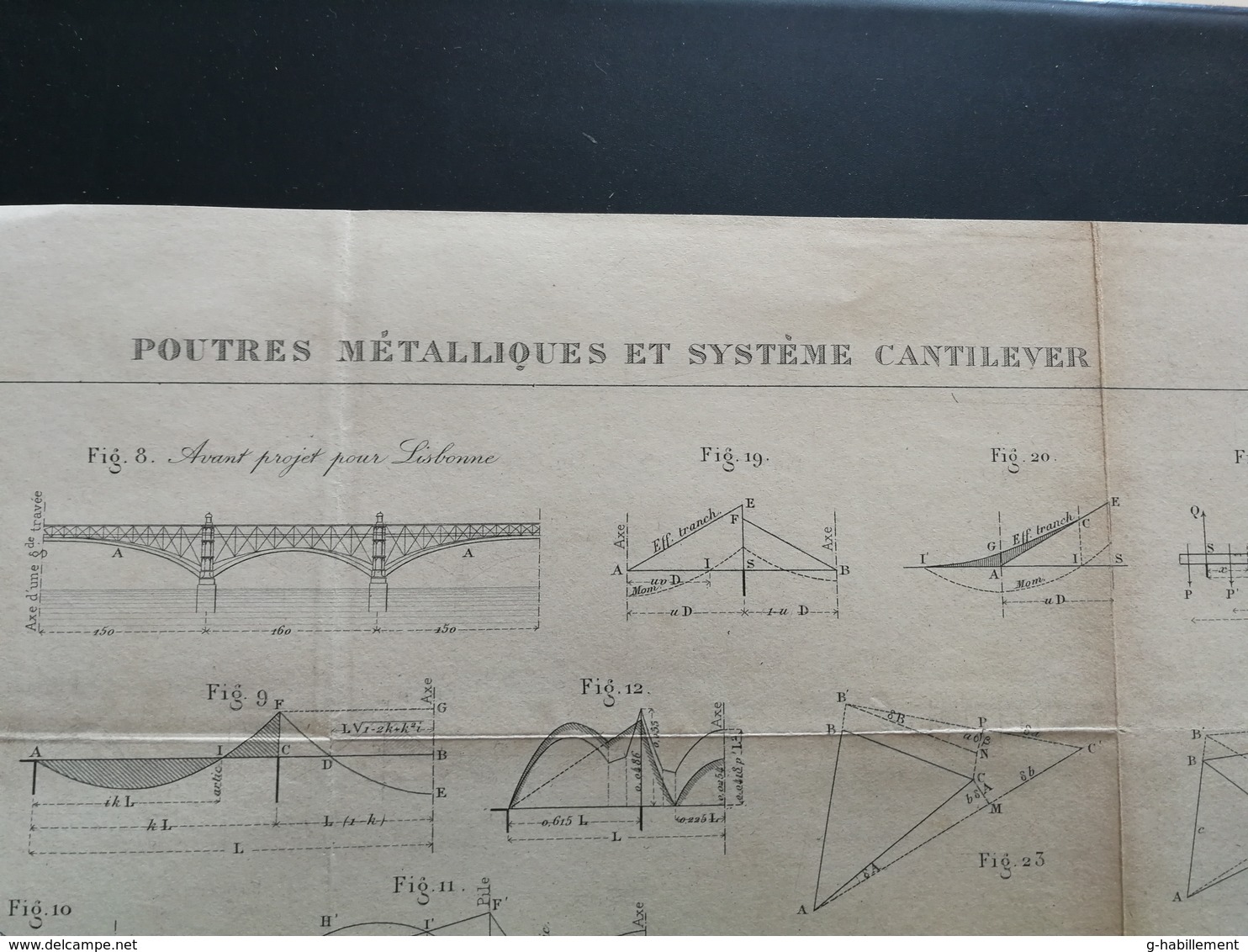 ANNALES PONTS Et CHAUSSEES (Dep 25) - Plan Du Pont Sur Le Doubs à Verdun - Graveur Macquet 1891 (CLB94) - Travaux Publics