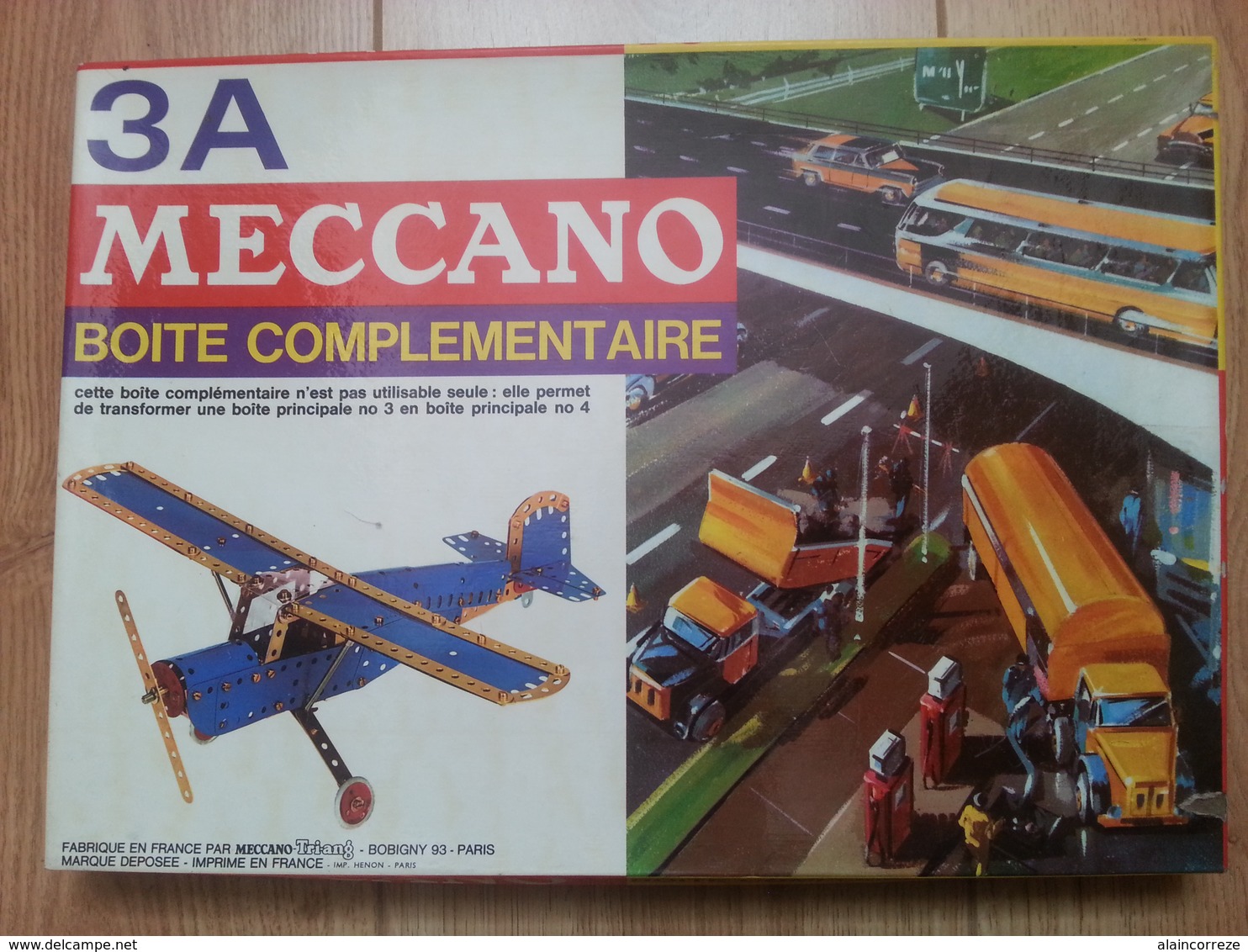 Boîte Complémentaire MECCANO N° 3A Fin Années 60 Début 1970. - Meccano