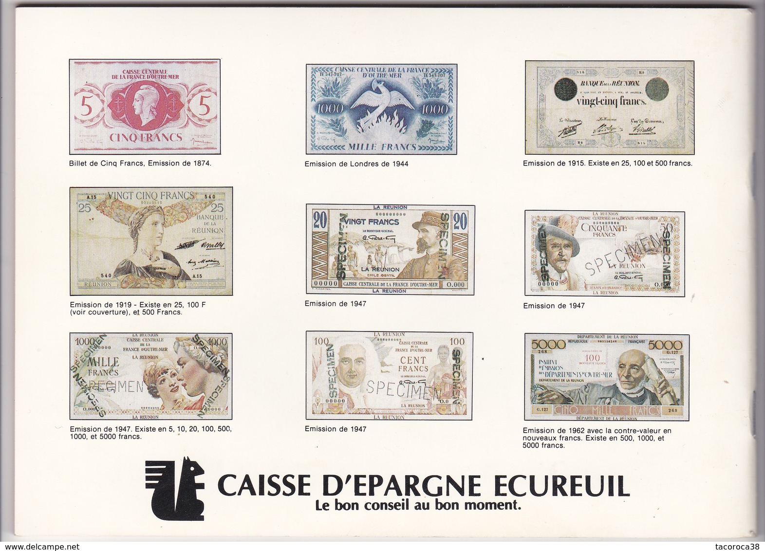 1ère Exposition Numismatique De LA REUNION, Organisée Le 28 Nov. 1983 Par La Caisse D'Epargne De SAINT DENIS - Livres & Logiciels