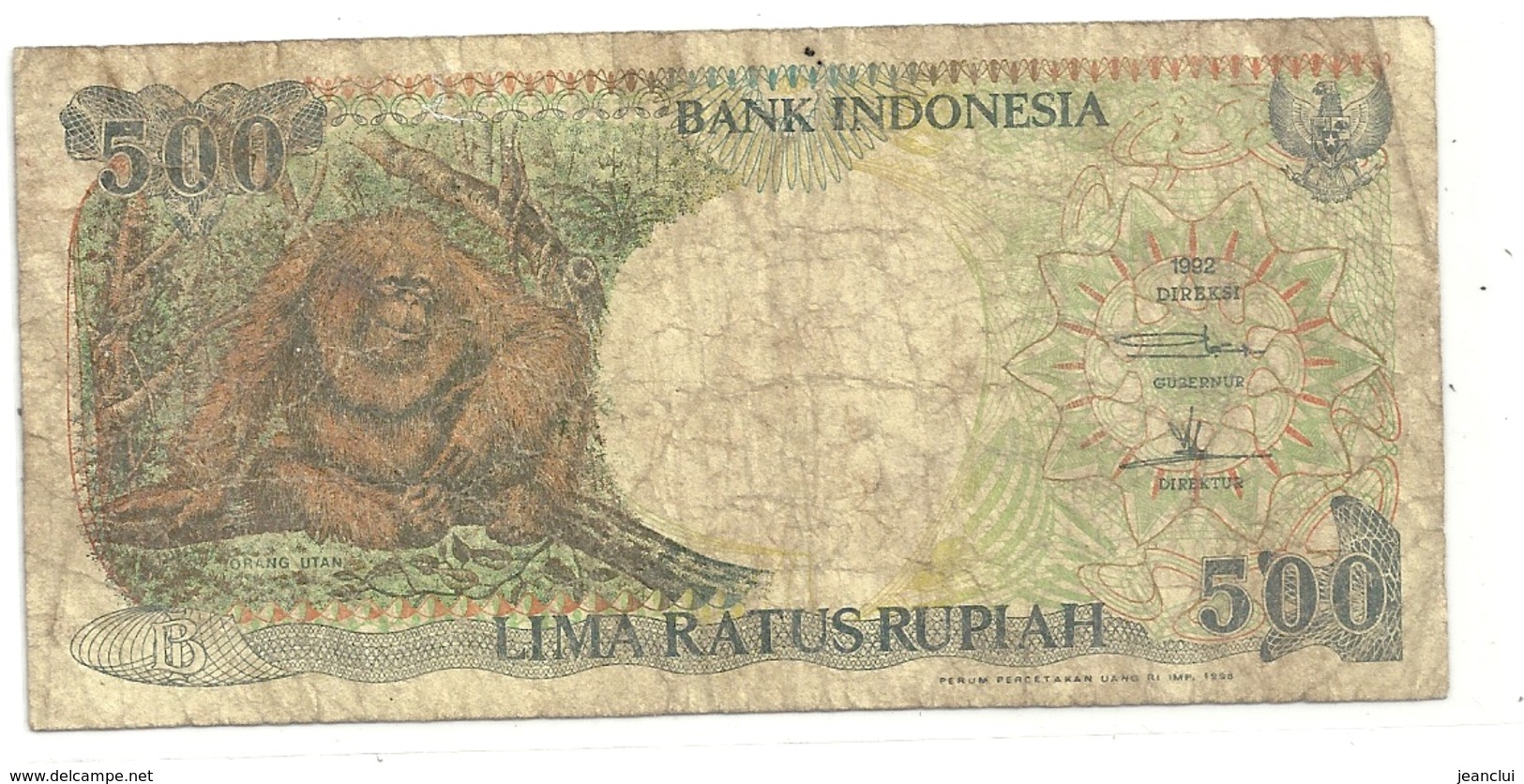 BANK INDONESIA . 500 RUPIAH    . 2 SCANES - Indonésie