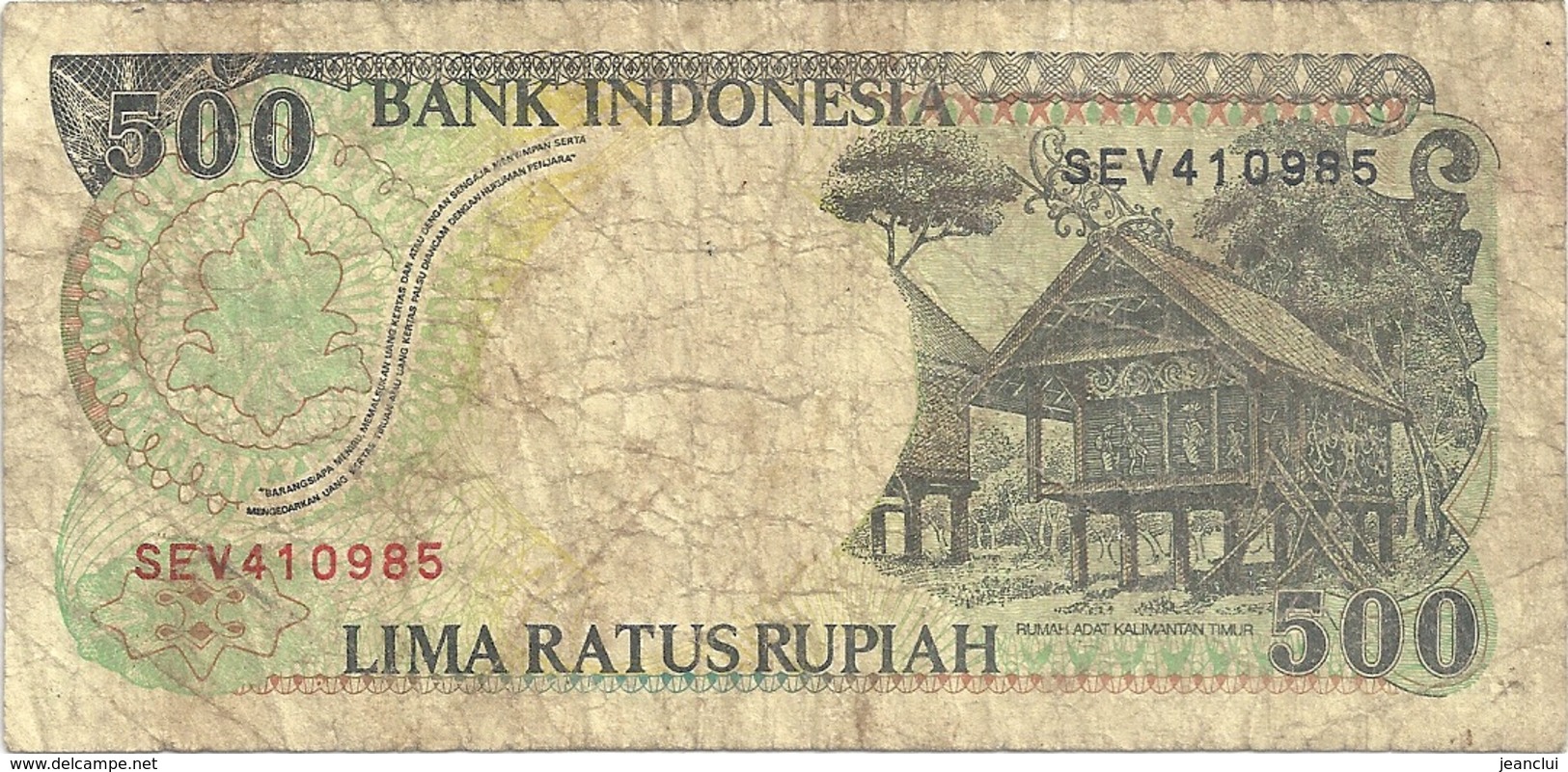 BANK INDONESIA . 500 RUPIAH    . 2 SCANES - Indonesia