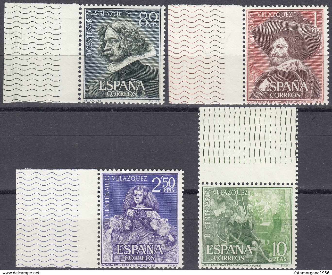 SPAGNA - SPAIN - ESPAGNE - 1961 - Serie Completa Formata 4 Valori Nuovi MNH: Yvert 1017/1020 Con Margini Di Foglio. - Nuovi