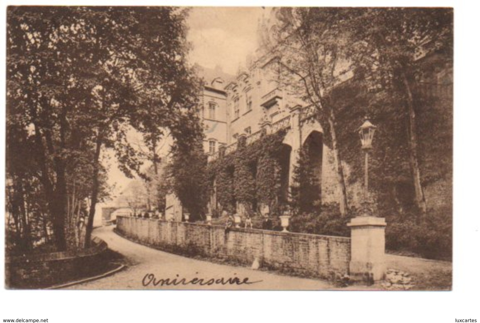 CHATEAU DE CHIMAY. VUE DU COTE DU PARC. - Chimay