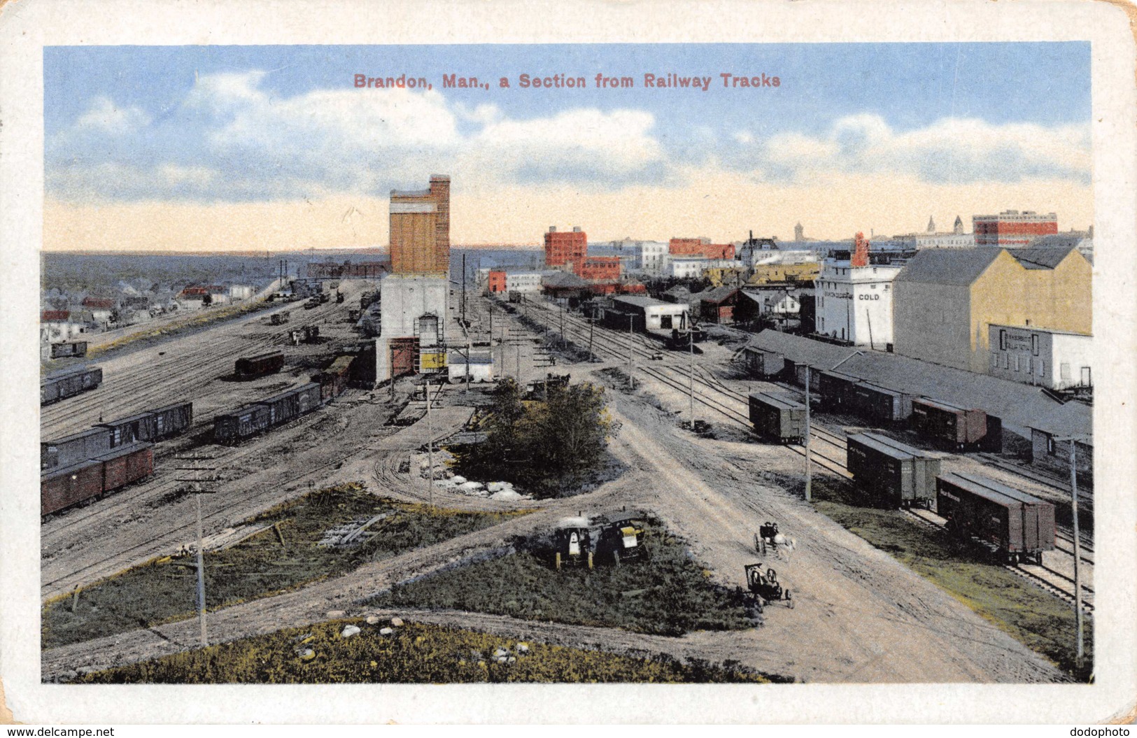 R111440 Brandon. Man A Section From Railway Tracks. 1913 - Monde