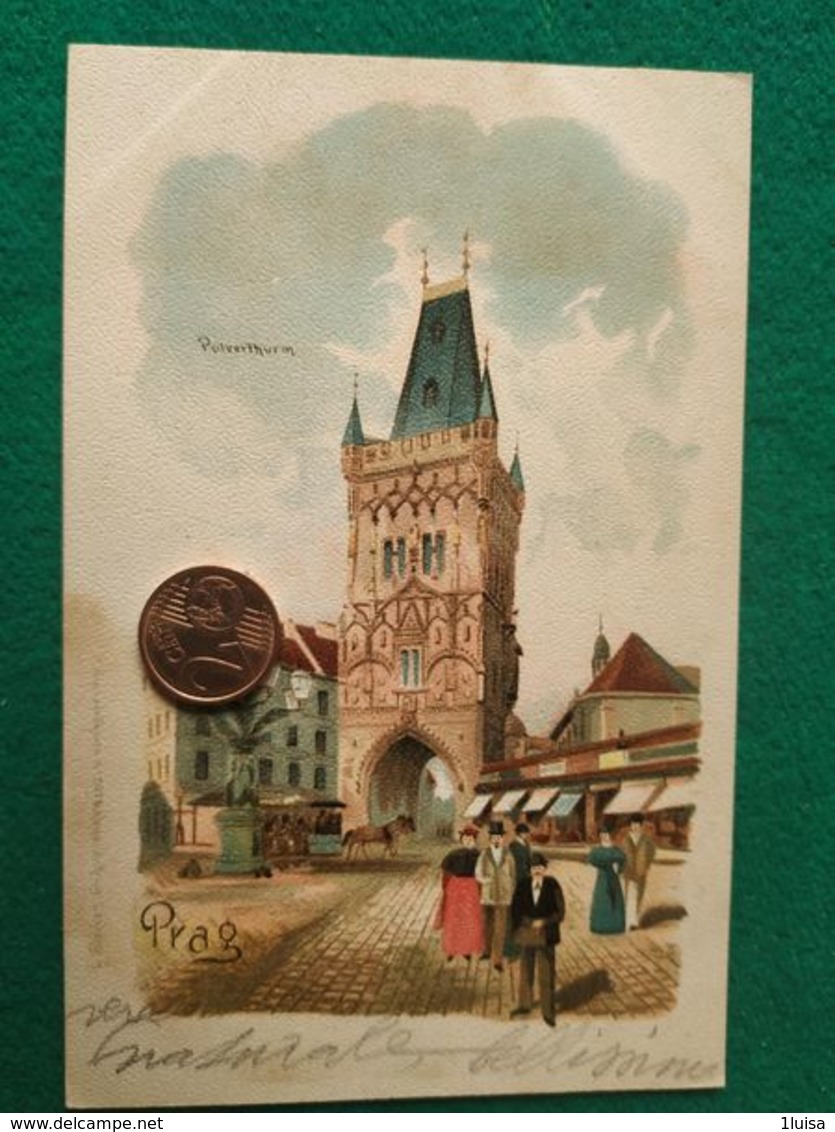 GRUSS AUS  Praga 1900 4 - Saluti Da.../ Gruss Aus...