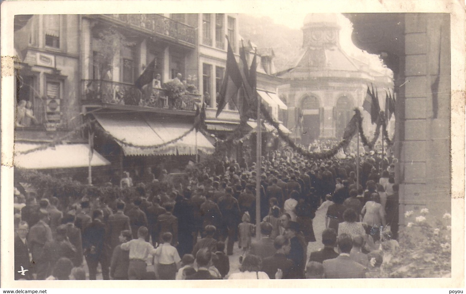 Spa Photo Format Cpa  Fête Retour Des Prisonniers 12-08-1945  WwII - Spa