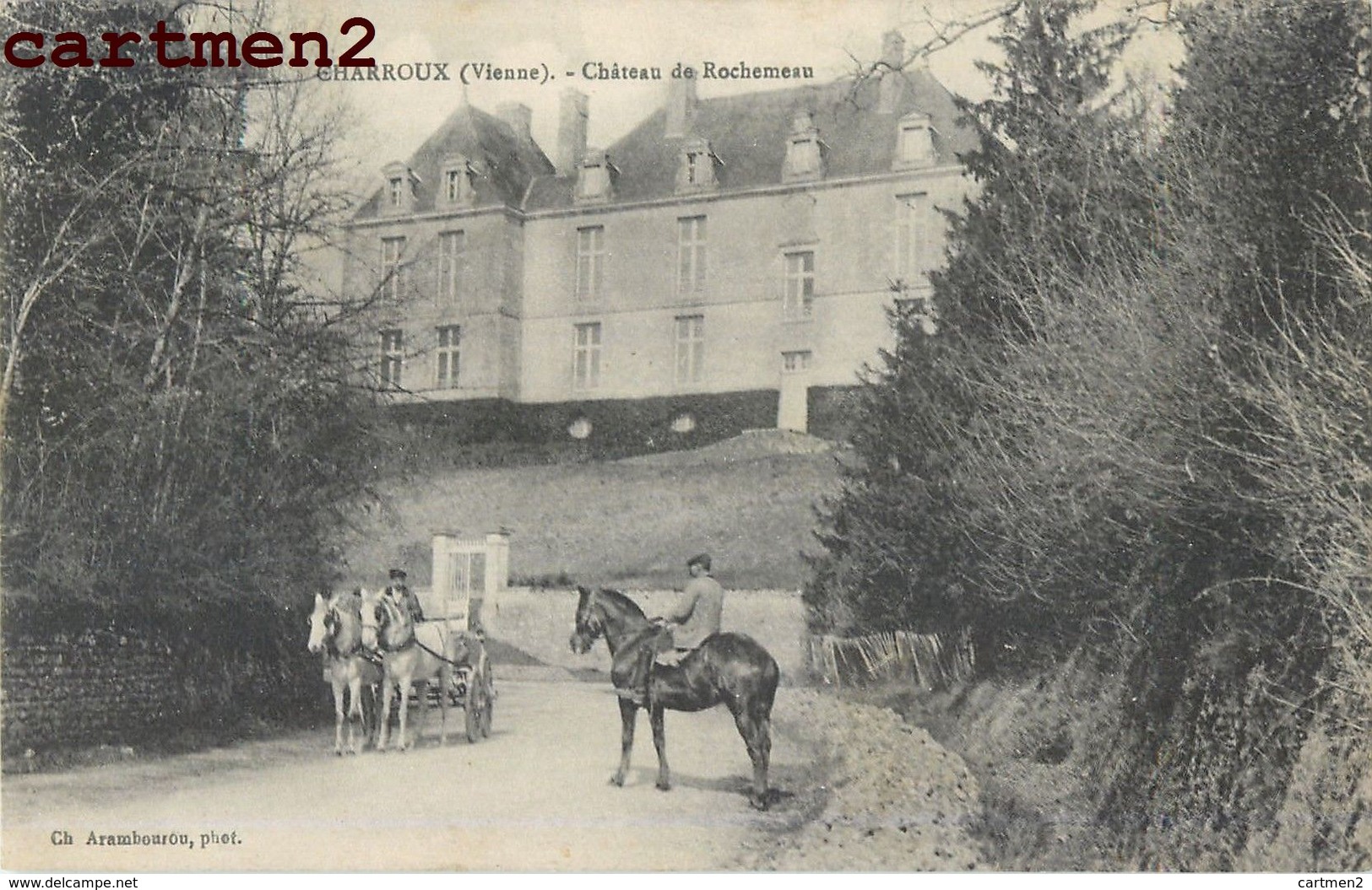 CHARROUX CHATEAU DE ROCHEMEAU 86 - Charroux