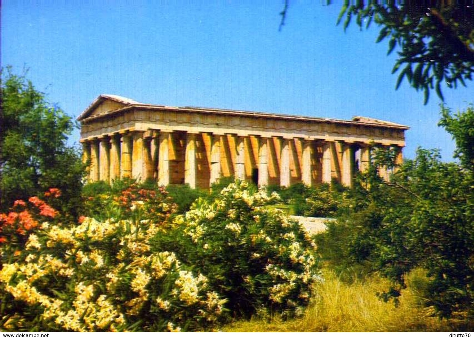 Atene - Thission - Tempio Di Vulcano - Formato Grande Non Viaggiata – E 9 - Grecia