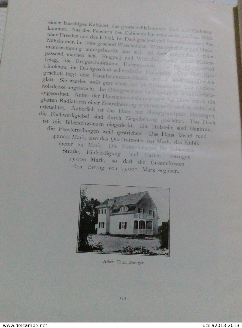 Architektur (Haenel Und Tscharmann) Das  Einzel Wohnhaus Der Neuzeit  1913 / Architettura Di ( Haenel E Tscharmann) - Livres Scolaires