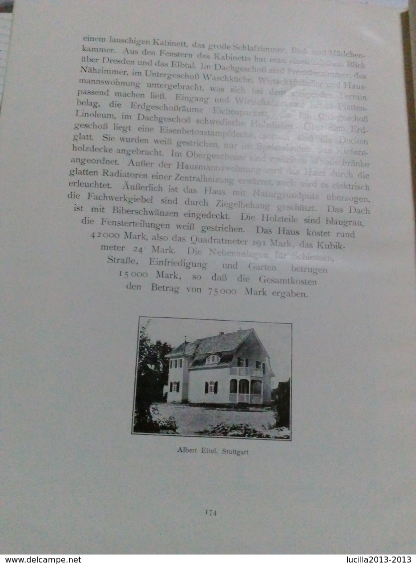 Architektur (Haenel Und Tscharmann) Das  Einzel Wohnhaus Der Neuzeit  1913 / Architettura Di ( Haenel E Tscharmann) - School Books