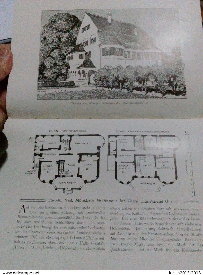 Architektur (Haenel Und Tscharmann) Das  Einzel Wohnhaus Der Neuzeit  1913 / Architettura Di ( Haenel E Tscharmann) - School Books