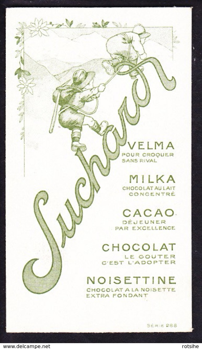 CHROMO Chocolat SUCHARD     Taeschhorn  Le Dom   ALPES SUISSE   Serie 288 - Suchard