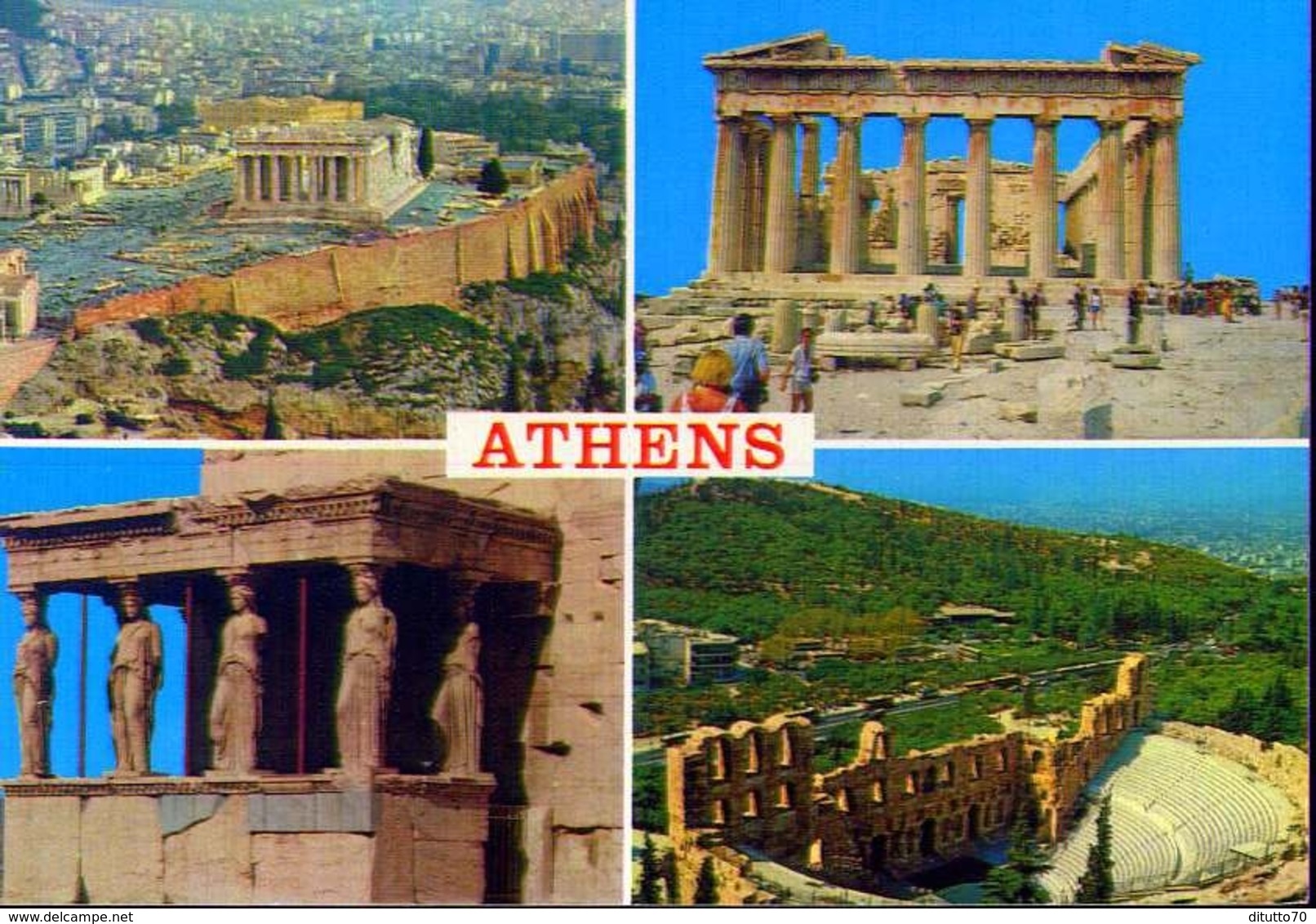 Athens - 418 - Formato Grande Non Viaggiata – E 9 - Grecia