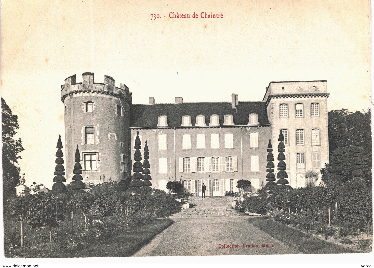 Carte Postale Ancienne De CHATEAU De CHAINTRE - Altri & Non Classificati