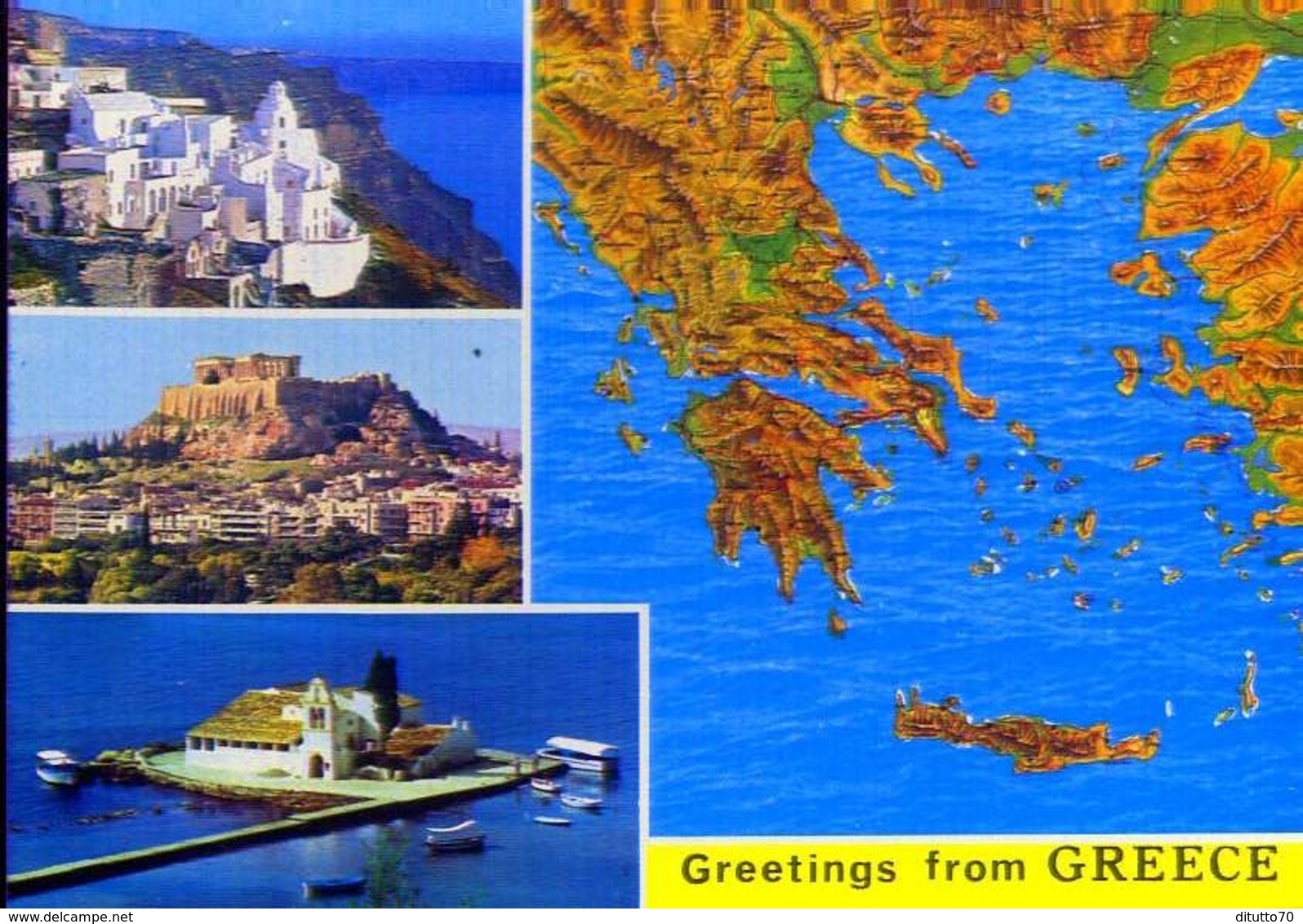 Greetings From Greece - Formato Grande Non Viaggiata – E 9 - Grecia