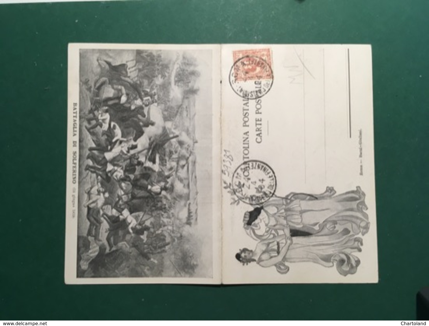 Cartolina Battaglia Di Solferino - 24 Giugno 1859 - 1904 - Non Classificati