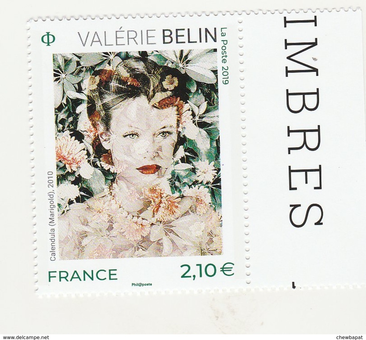 France 2019 - Valérie Belin -  1 Timbre X 2,10€ - Neufs