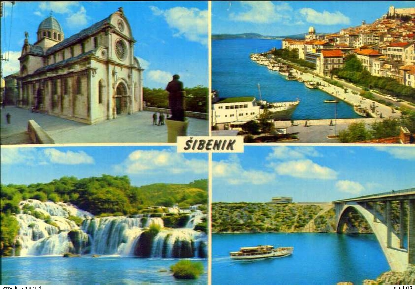 Sibenik - Formato Grande Viaggiata Mancante Di Affrancatura – E 9 - Jugoslavia