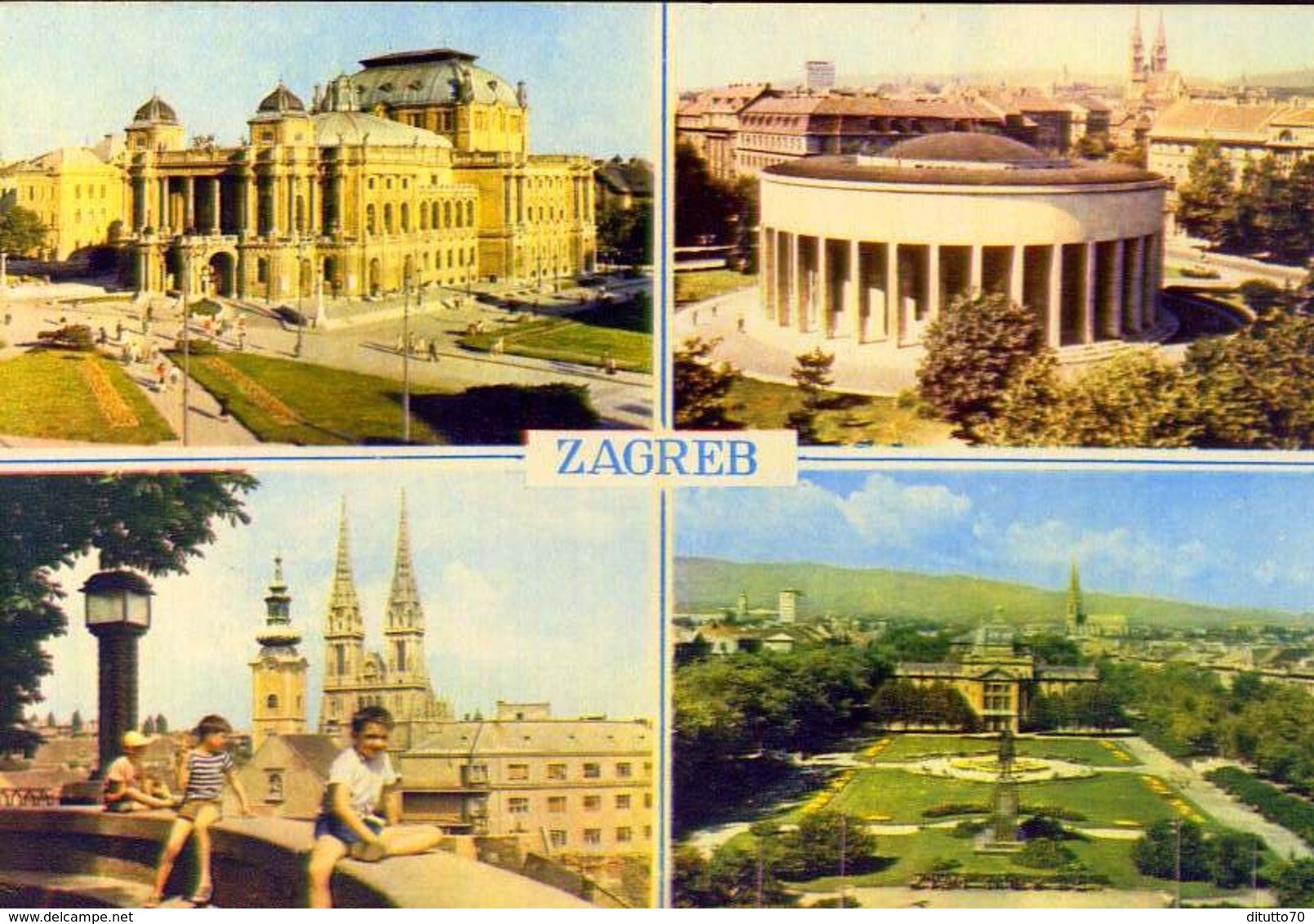 Zagreb - 5 - Formato Grande Viaggiata – E 9 - Yugoslavia