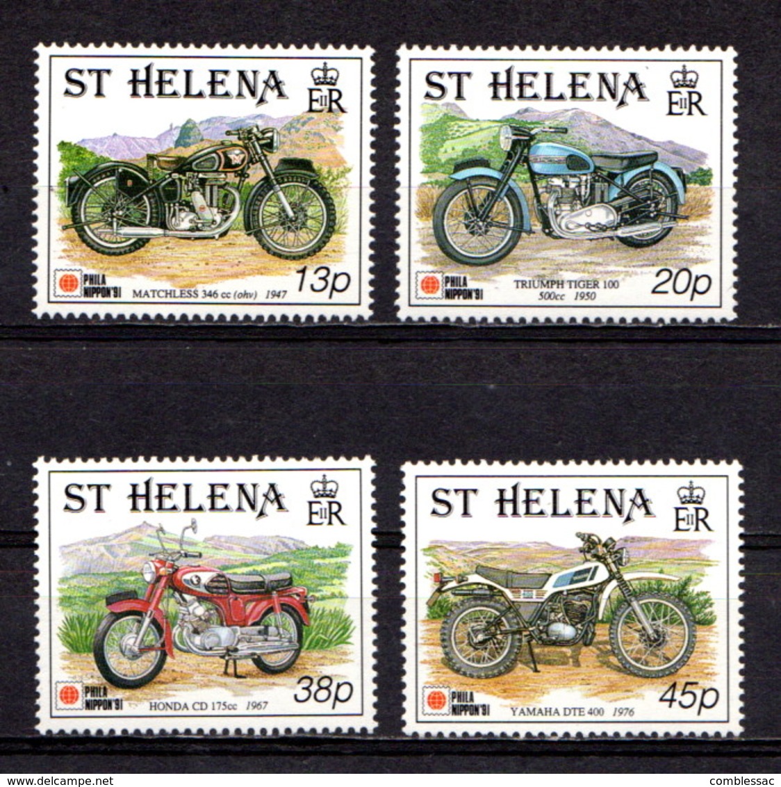 SAINT  HELENA    1991    Philanippon  International  Stamp  Exhibition   Set  Of  4    MNH - Saint Helena Island