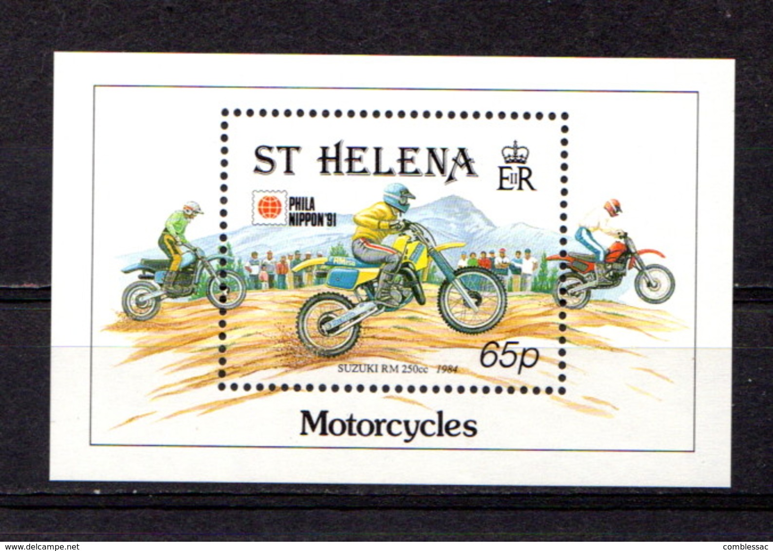 SAINT  HELENA    1991    Philanippon  International  Stamp  Exhibition   Sheetlet    MNH - Saint Helena Island