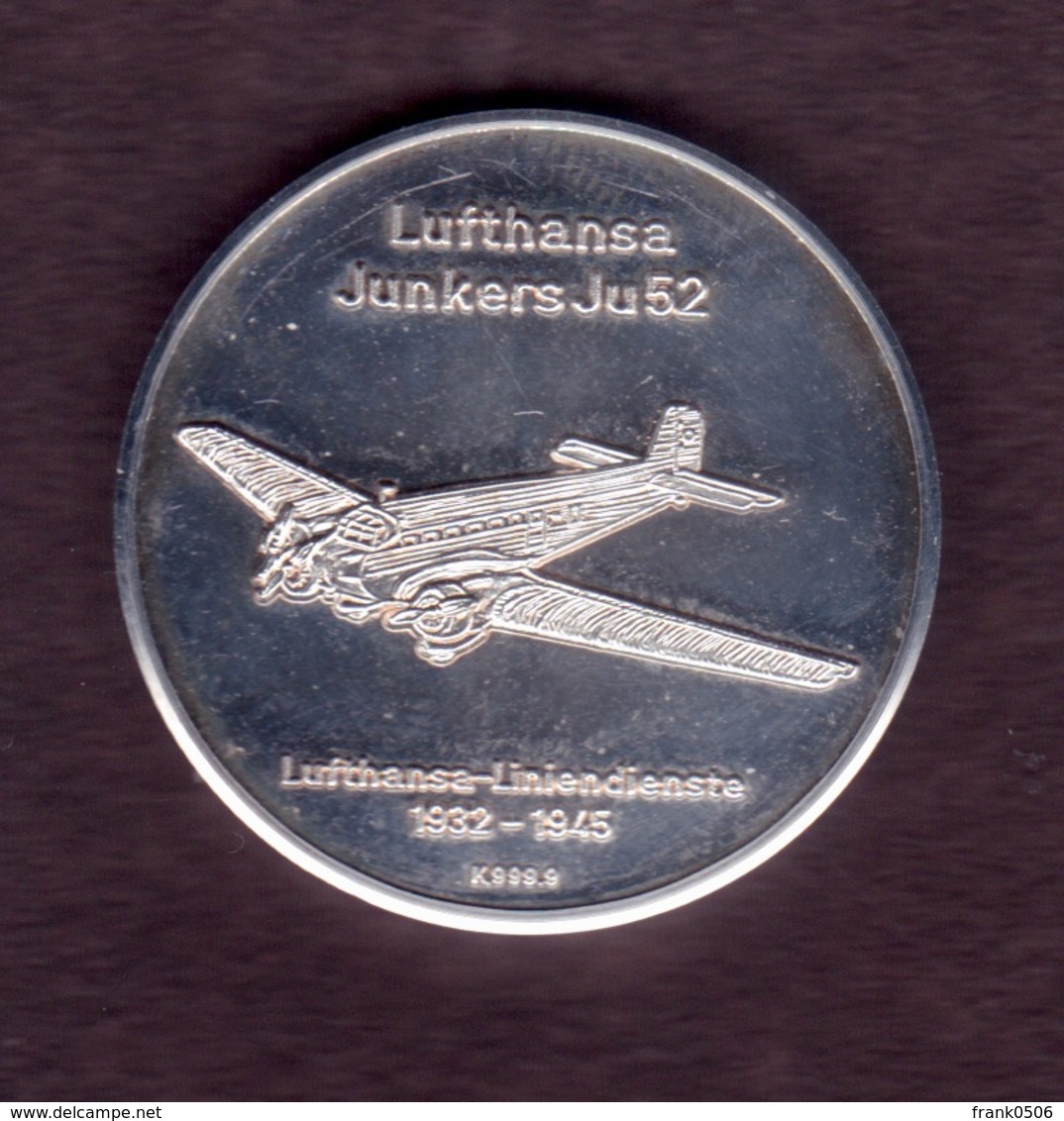 Collectible Coin, Lufthansa Liniendienst, 1932-1945, Silver K 999.9 - Zonder Classificatie