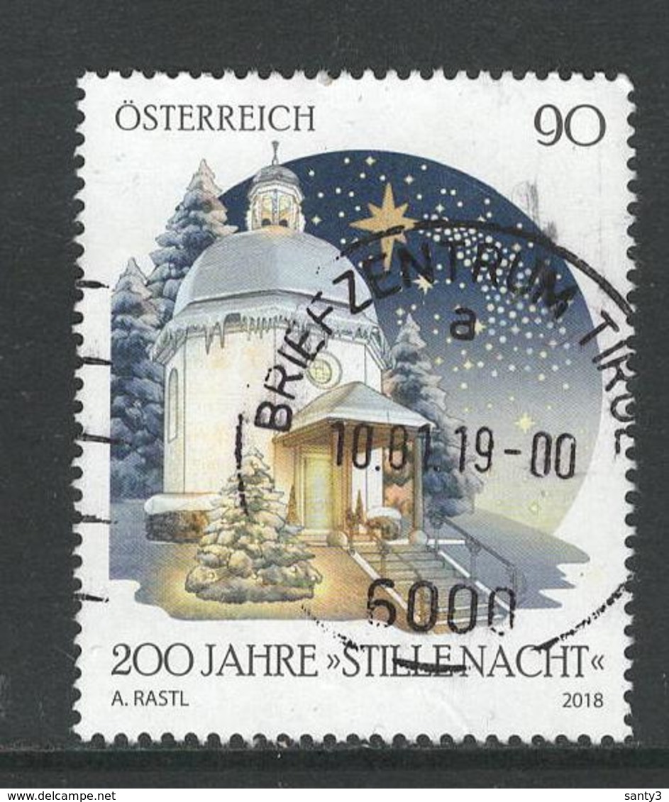 Oostenrijk, Mi 3440  Jaar 2018, Kerstmis,   Gestempeld - Gebraucht