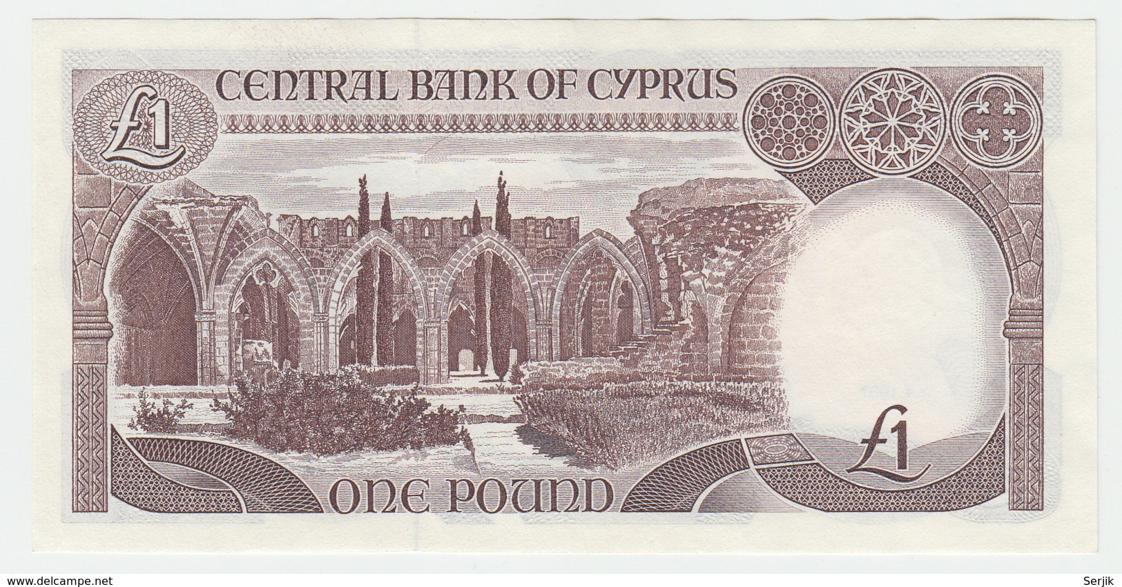 Cyprus 1 Pound 1987 UNC Pick 53a - Cyprus