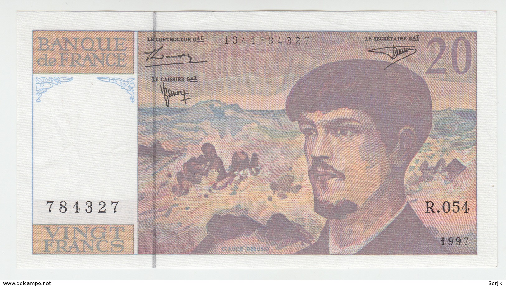 FRANCE 20 Francs 1997 VF++ Pick 151a - 20 F 1980-1997 ''Debussy''