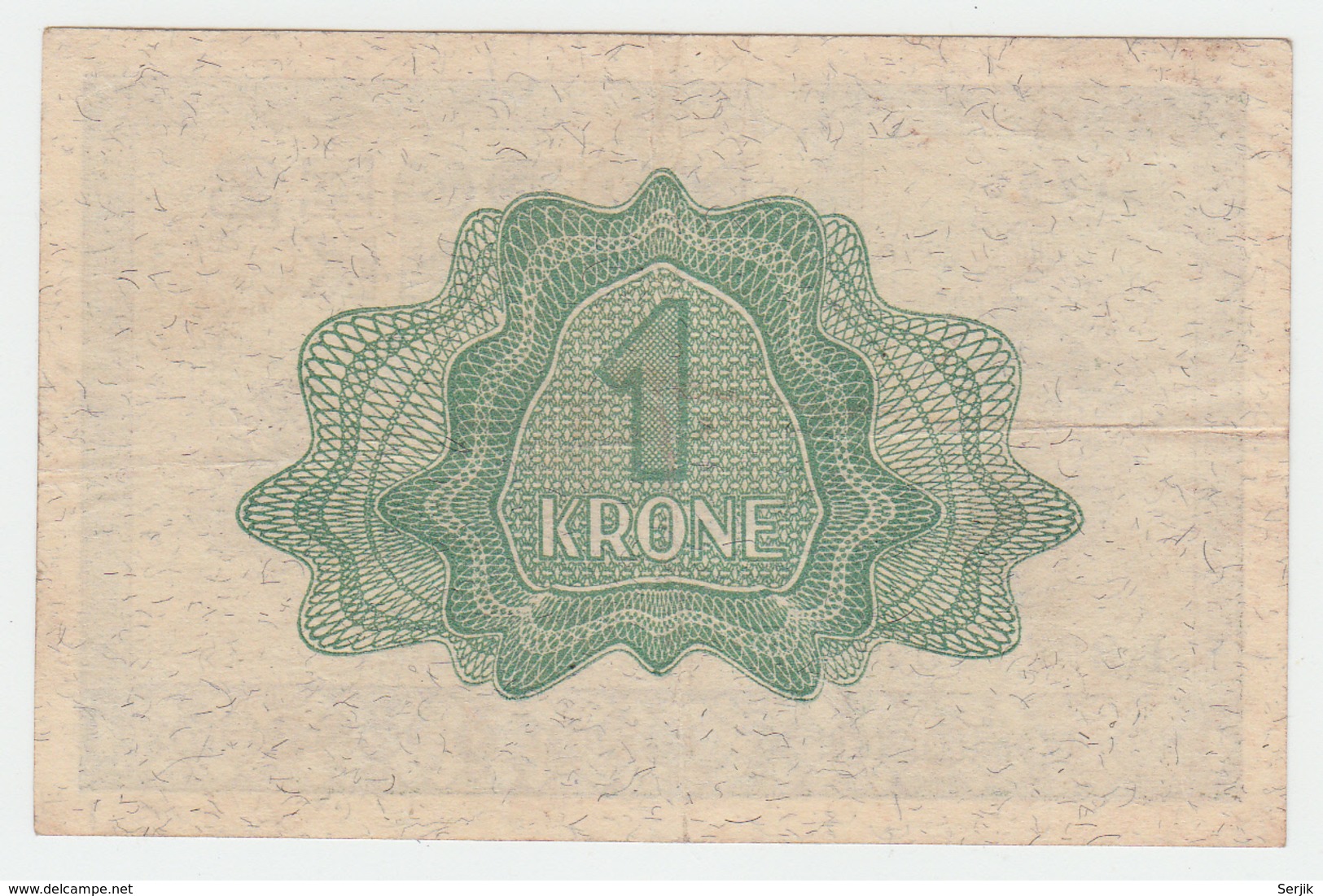 Norway 1 Krone 1946 VF++ Pick 15b 15 B - Norvège