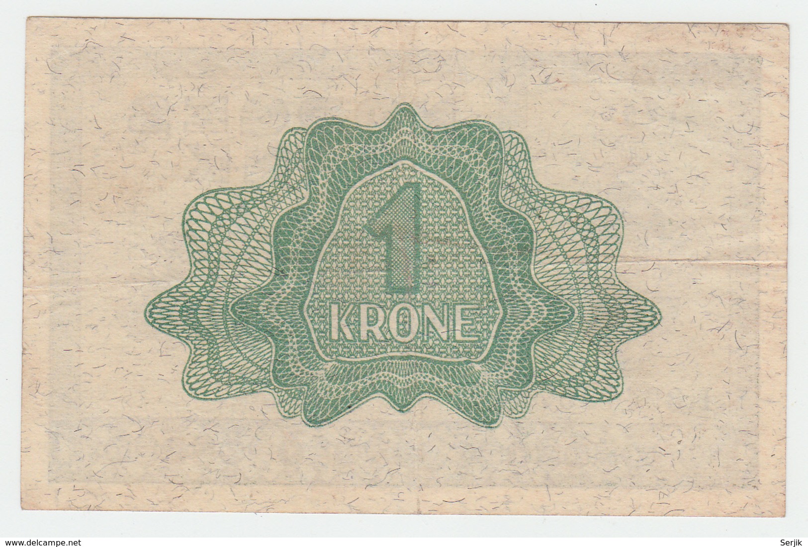 Norway 1 Krone 1946 VF++ Pick 15b 15 B - Norvegia
