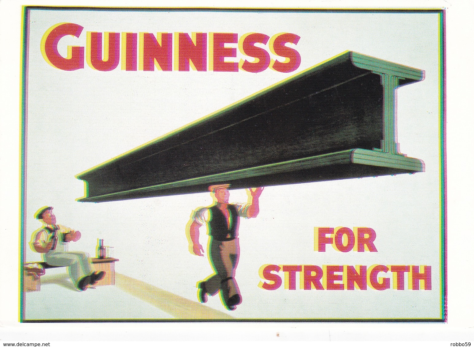 Guinness Stout Postcard Unused Good Condition - Advertising