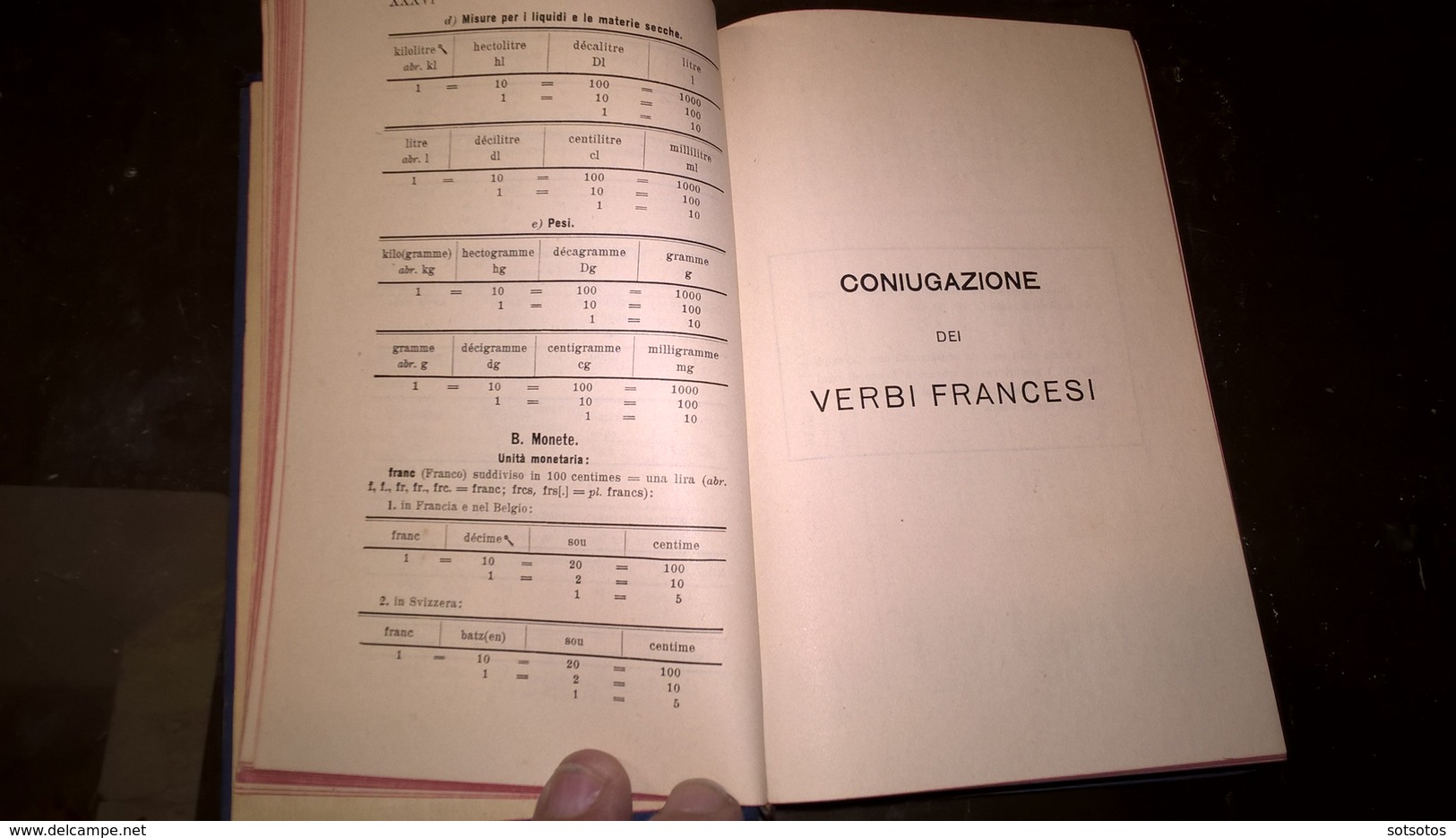 FRANCAIS-ITALIEN _  FRANCESE6ITALIANO DICTIONNAIRE par Gaston Le BOUCHER.  (1911) Ed. FONOLEXIKA  - 560 pages (10Χ15,50