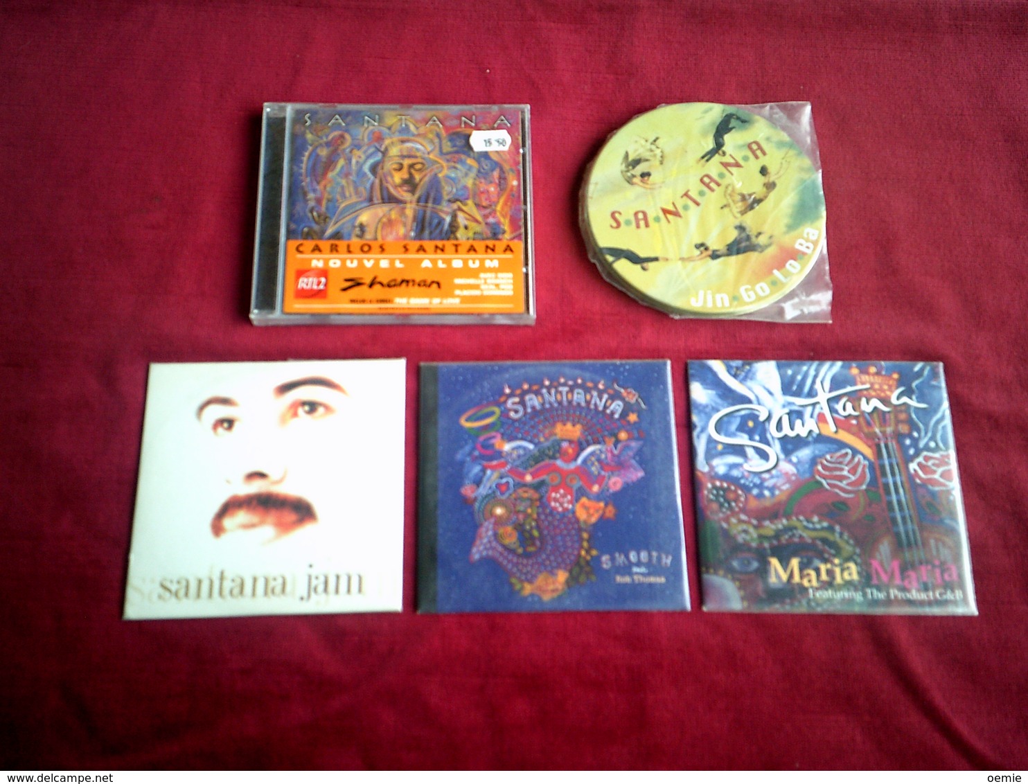CARLOS SANTANA  °  COLLECTION DE 5 CD - Volledige Verzamelingen