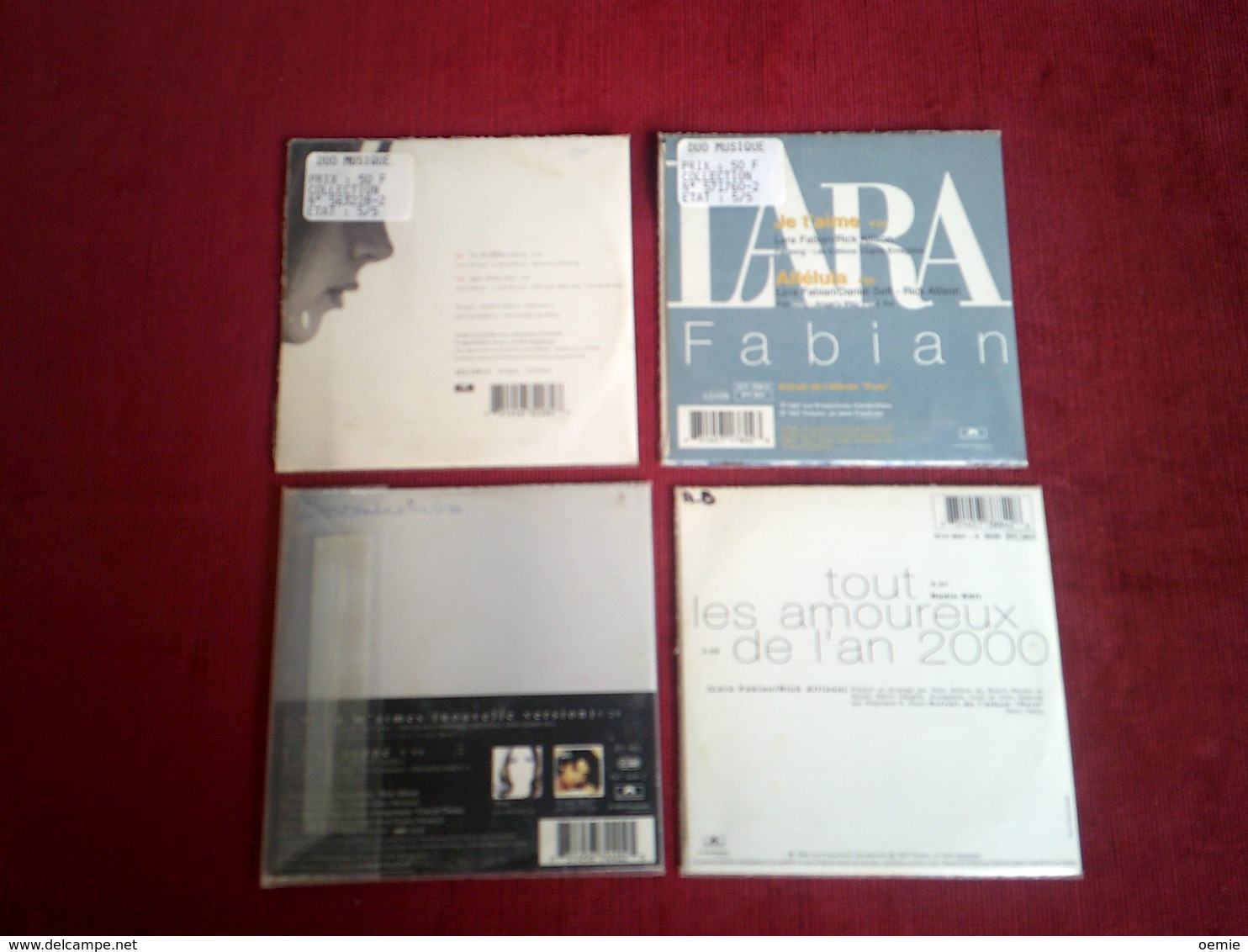 LARA FABIAN   °  COLLECTION DE 4 CD SINGLE - Complete Collections