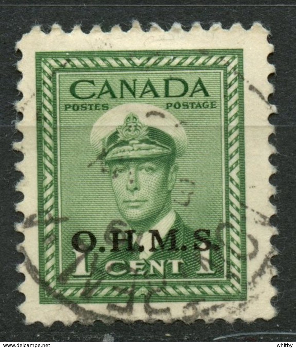Canada 1950 1 Cent King George VI War OHMS Issue  #O1 - Sovraccarichi