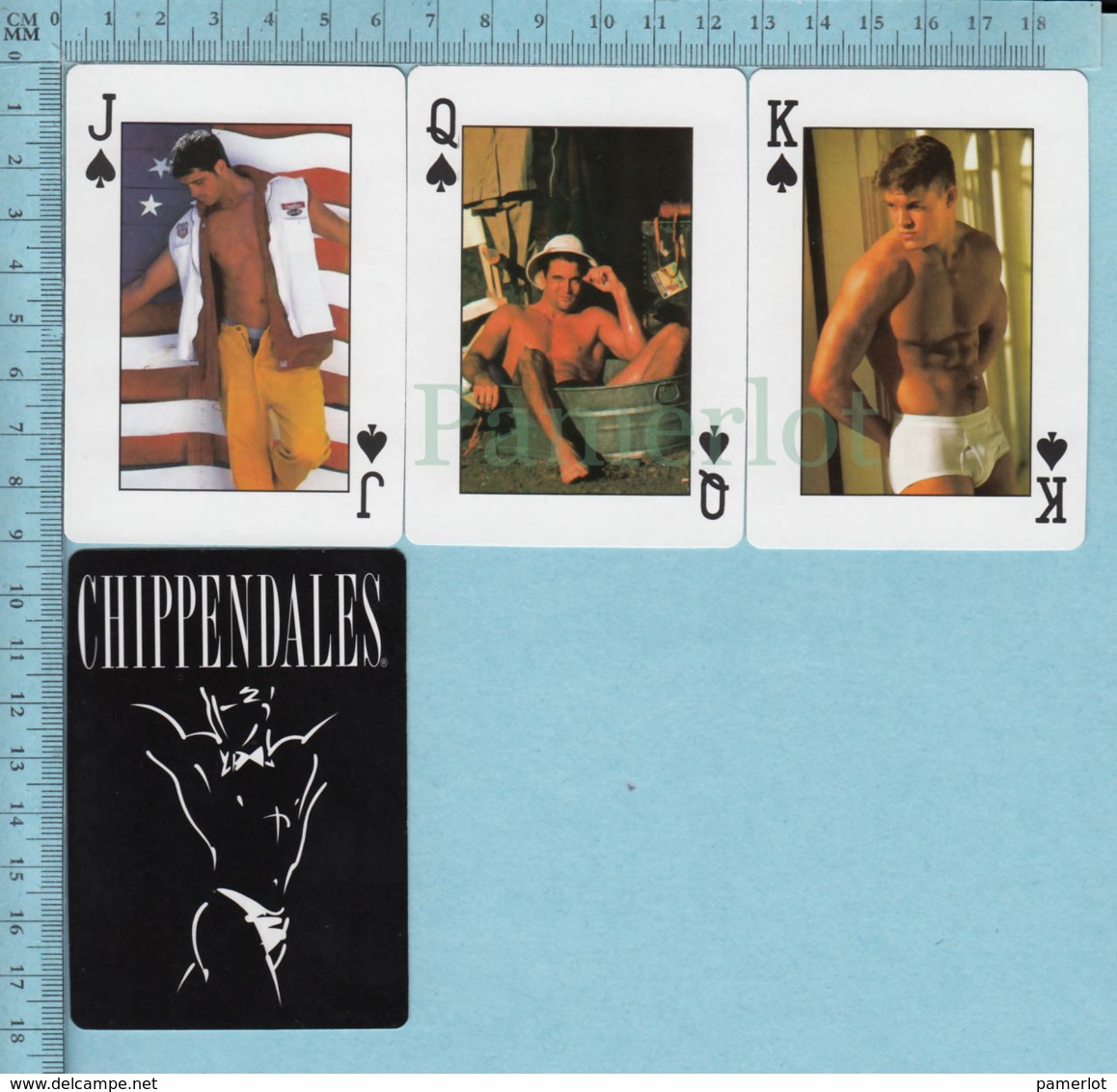 12 Cartes, Pin-up Homme, Men, Gay, Teaser - Cartes à Jouer Classiques