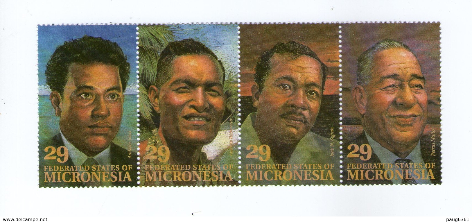 MICRONESIE 1993 CELEBRITES YVERT N°234/37 NEUF MNH** - Micronésie